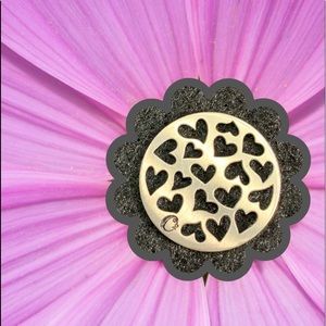 Origami Owl Living Locket Circle Heart Plate